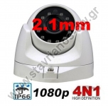 AHD   Dome AHD / CVI / TVI / CVBS 4   1    2.1mm   2MP (1080p) DW-80560 