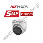  HIKVISION DS-2CE76H0T-ITMF(C)  Dome 5MP   2.8mm 