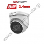  HIKVISION DS-2CE76H0T-ITMF(C)  Dome 5MP   2.4mm  IR30m 