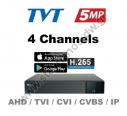  TVT TD-2104NS-HC H.265  5-  4  5 MP Lite ( IP  TVI CVI  AHD)  1  