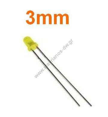  LED3MM-YELLOW LED 3mm     