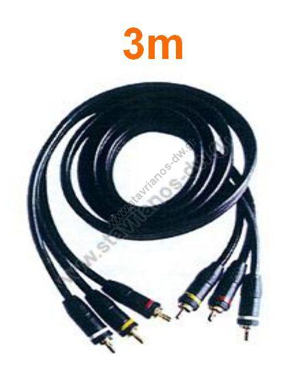   3 x RCA   3 x RCA    3m DC-3184/3M 