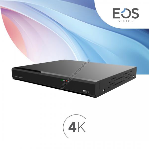  EOS IP NVR N8016RS 4K/8MP H.265+   16  IP 